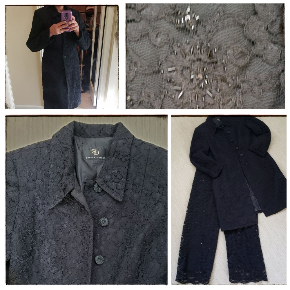 Long Lace Jacket & Matching Pants